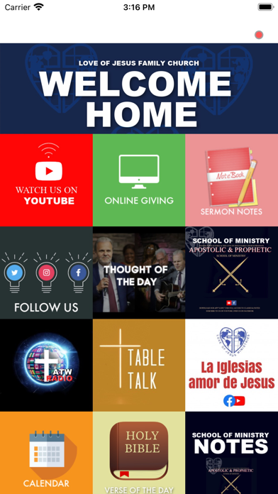 Love of Jesus Family Church Screenshot