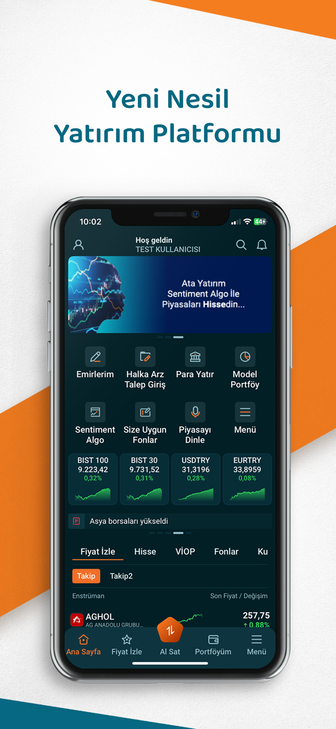 AtaOnline Ata Yatırım Borsa