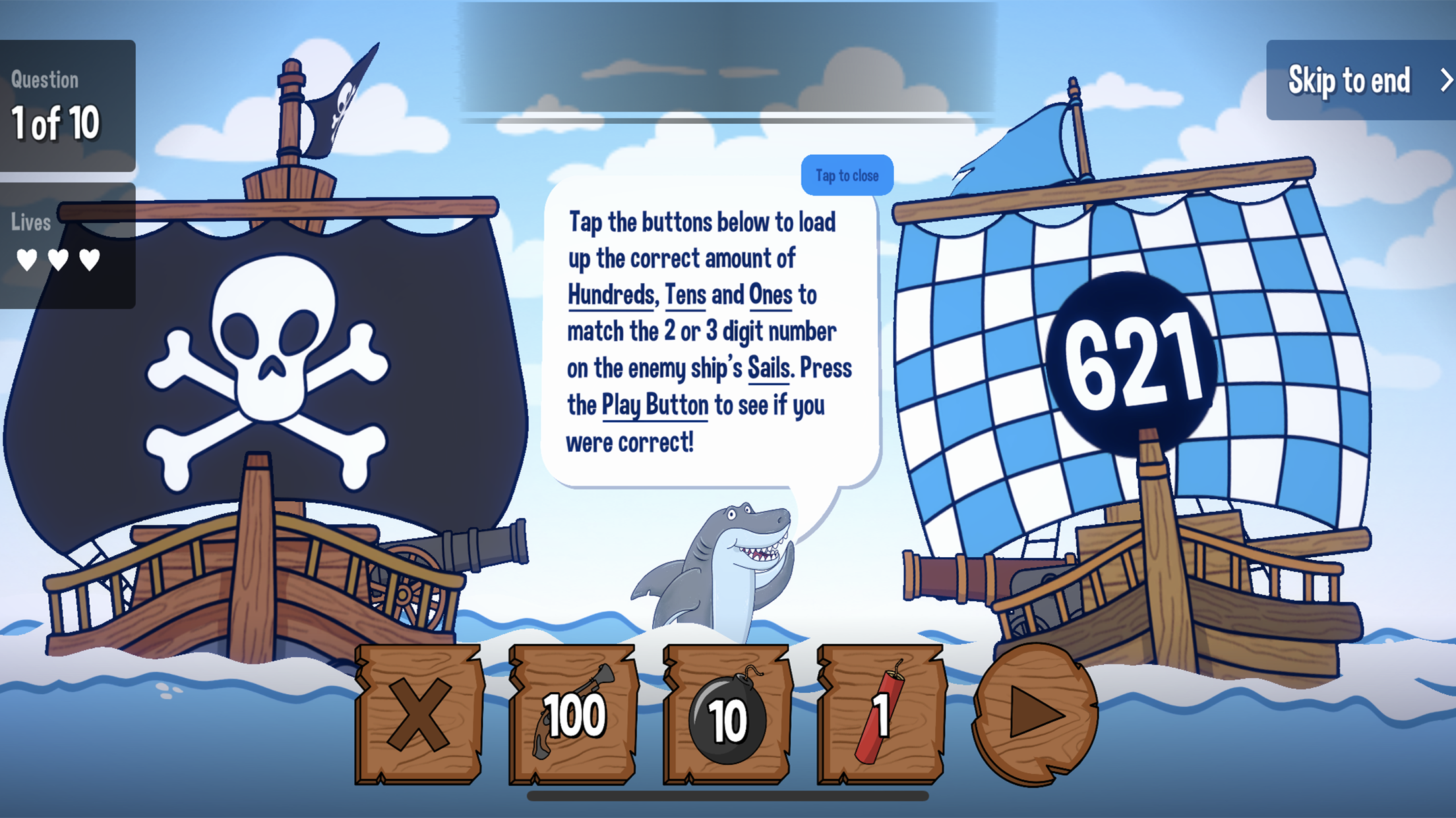 Pirate Plunder: Place Value