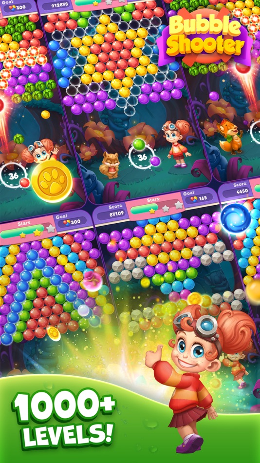 #4. Bubble Shooter Adventure: Pop (iOS) By: 小坤 冯