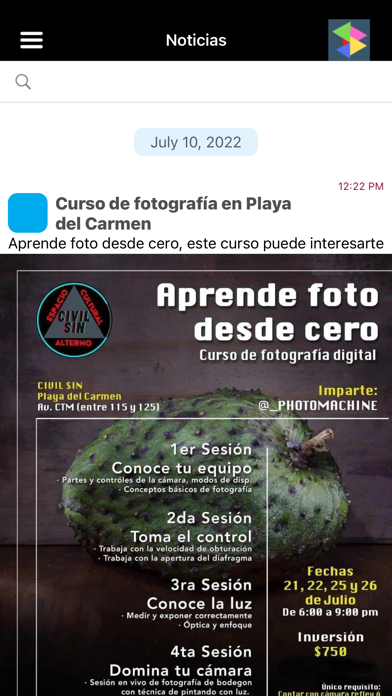 Cultura Playa Screenshot
