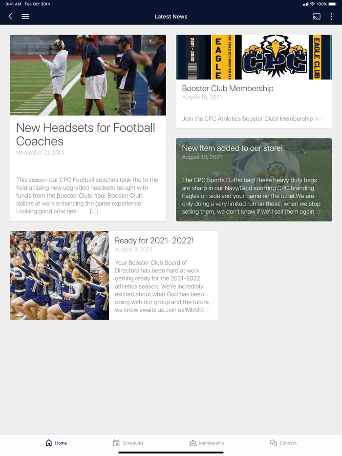 Cedar Park Christian Boosters