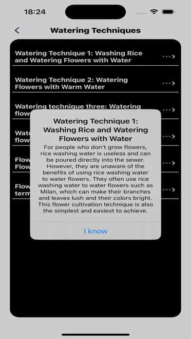 Flower watering expert Screenshot