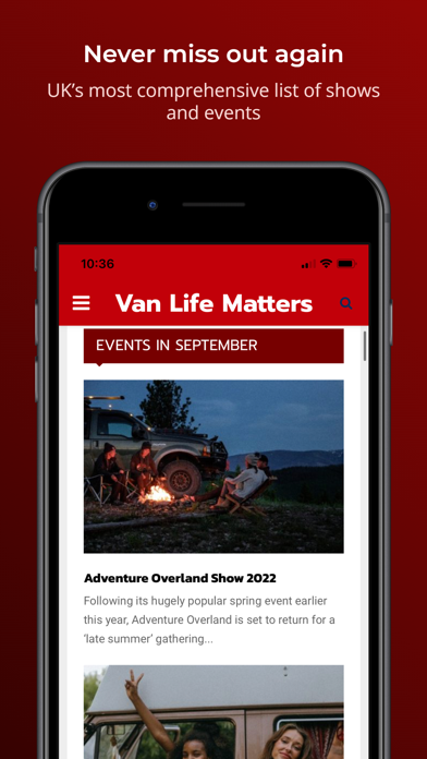 Van Life Matters Screenshot 4 - AppWisp.com Van Life Matters Screenshot 4 - AppWisp.com