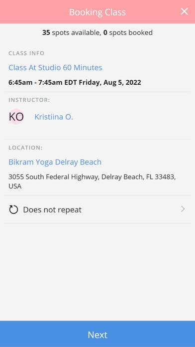 Bikram Yoga Delray Beach Screenshot