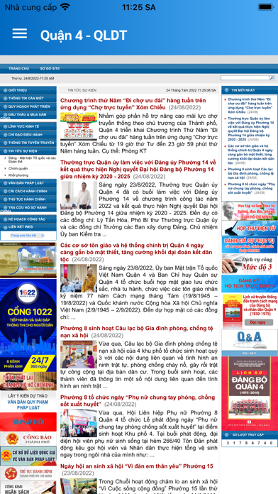 Quận 4 - QLĐT Screenshot 1 - AppWisp.com Quận 4 - QLĐT Screenshot 1 - AppWisp.com