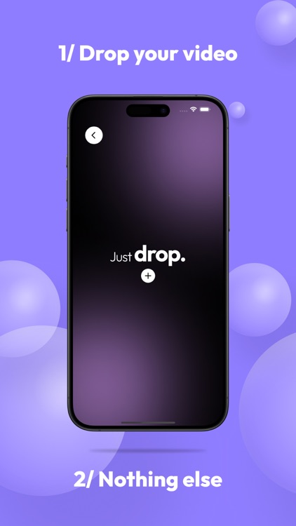 drop. - AI Video Editing