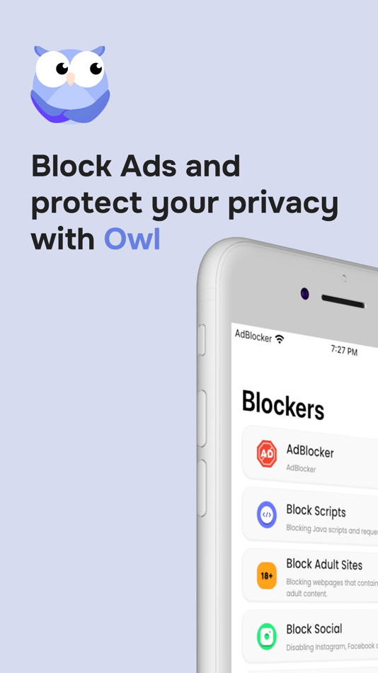 #1. OwlBlocker (iOS) 由: Website Creators UK LTD