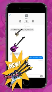 custom guitars 2 stickers iphone screenshot 2