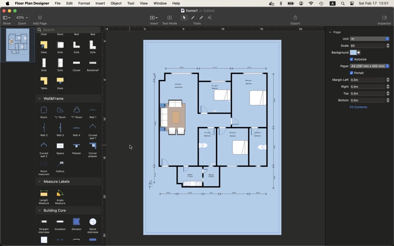 floor plan designer iphone screenshot 1