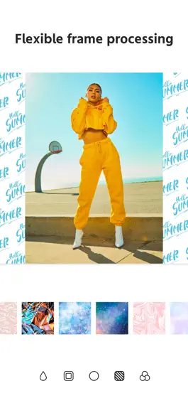 Game screenshot Square Fit Photo Editor - PiQ hack