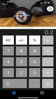 calculator + ar ruler black #1 iphone screenshot 3