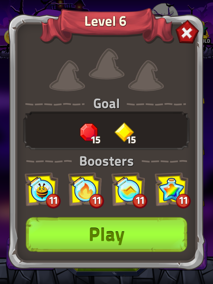 Jewels Witch  match3 puzzle