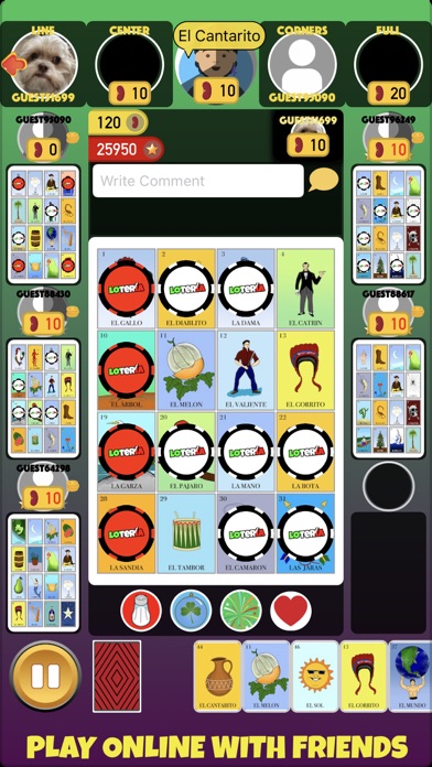 Lotería Mexicana Game Screenshot