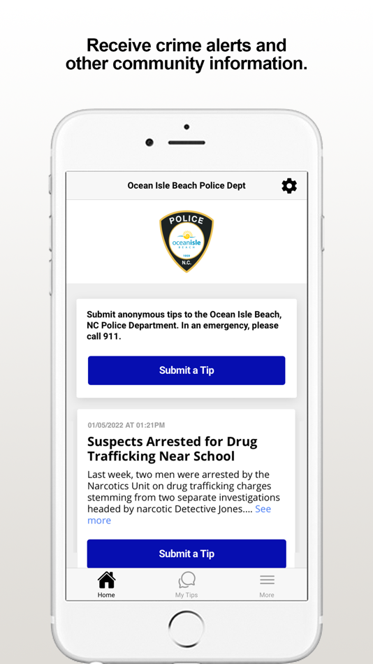 #1. OIBPD (iOS) 由: Ocean Isle Beach Police Department