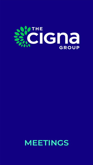 Cigna Group Meetings Screenshot