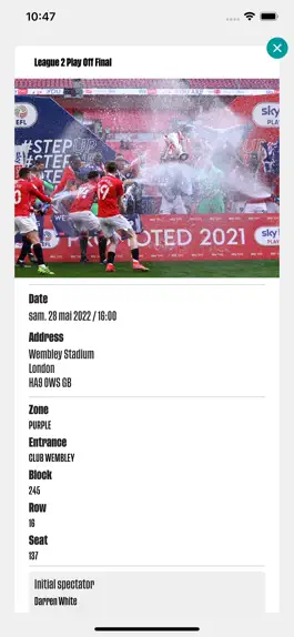 Game screenshot Wembley Stadium Tickets hack