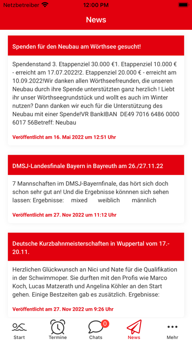 SC Wasserfreunde München Screenshot