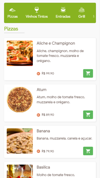 Pizzaria Felicità Screenshot 2 - AppWisp.com Pizzaria Felicità Screenshot 2 - AppWisp.com