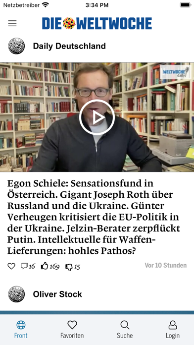 Weltwoche Deutschland Screenshot
