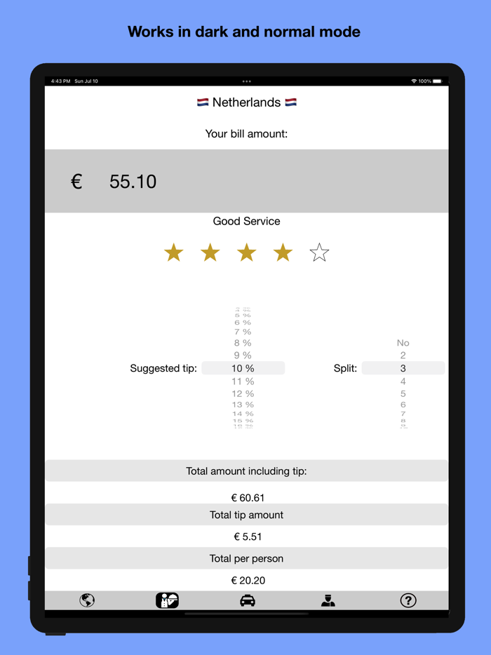 Ultimate Travel Tip Calculator