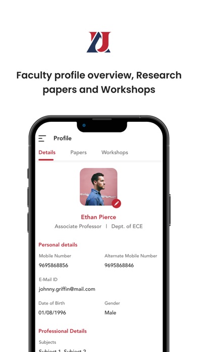 AU Pulse Faculty Screenshot