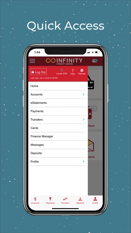 Infinity CU Mobile App