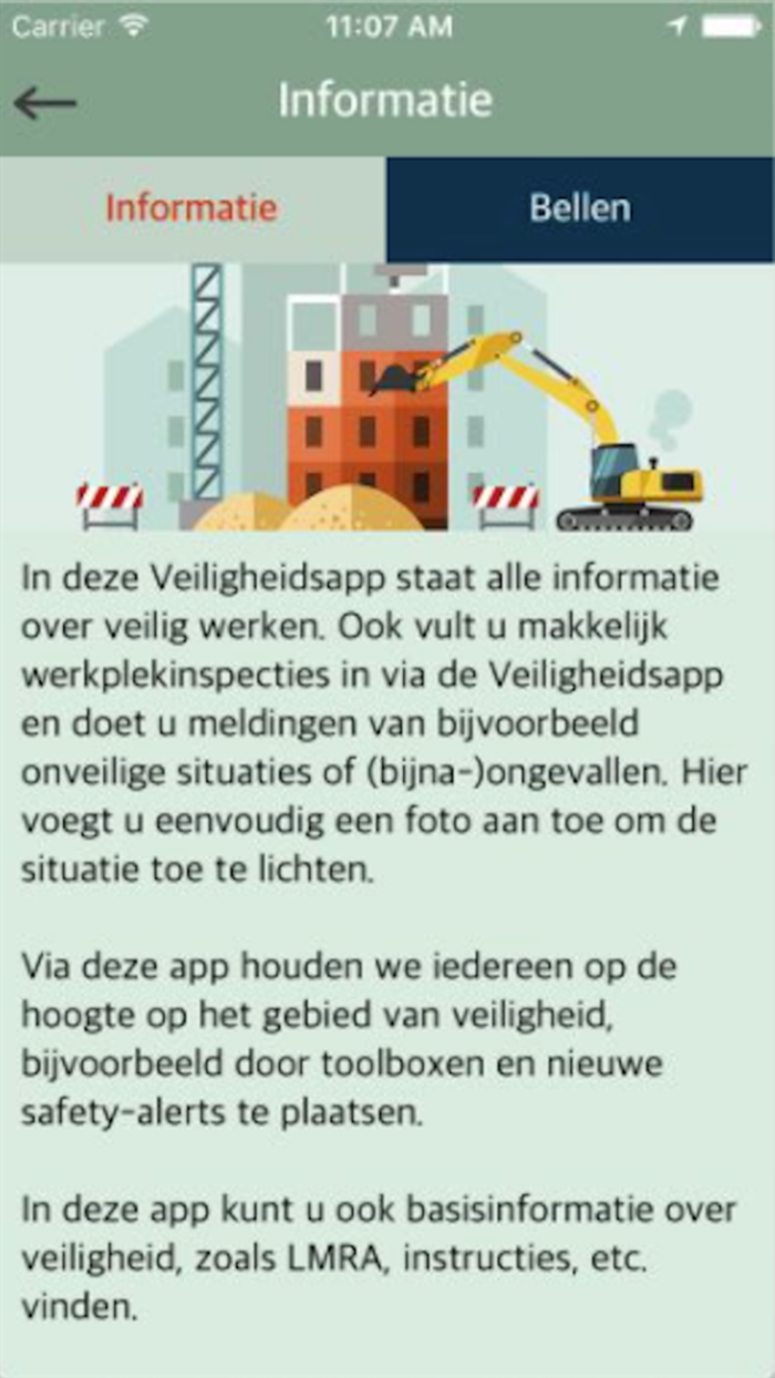 Veiligheidsapp ITC-groep
