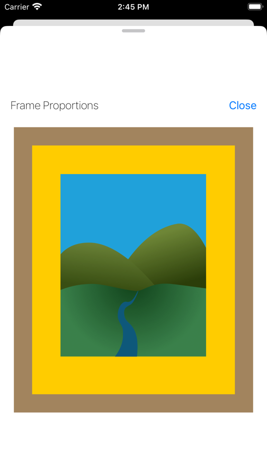 #2. Picture Frame Calculator (iOS) 由: Paul Robbins
