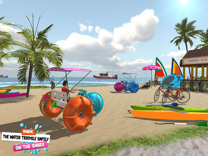 Water Surfer Beach Tricycle