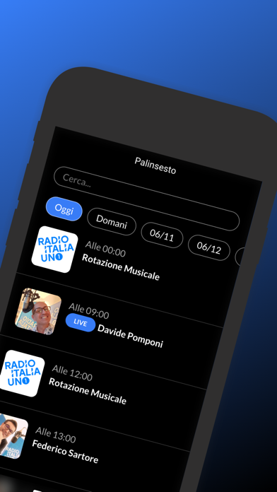 Radio Italia Uno Screenshot