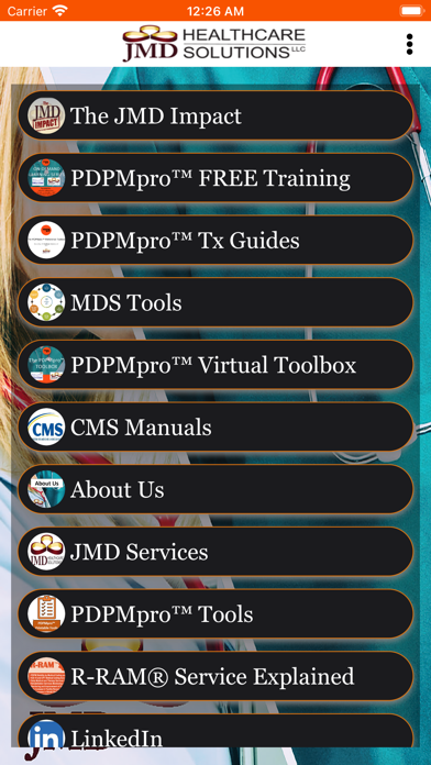 The PDPMpro™ App Screenshot