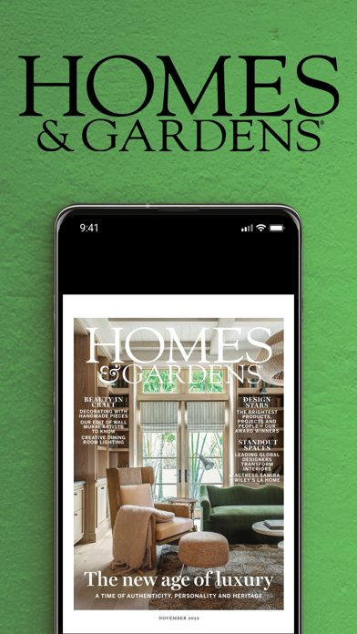 Screenshot #1 pour Homes and Gardens Magazine INT