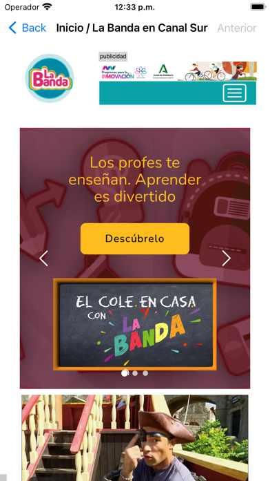 Club infantil La Banda Screenshot