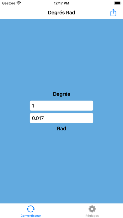 Screenshot #1 pour Degrés Rad