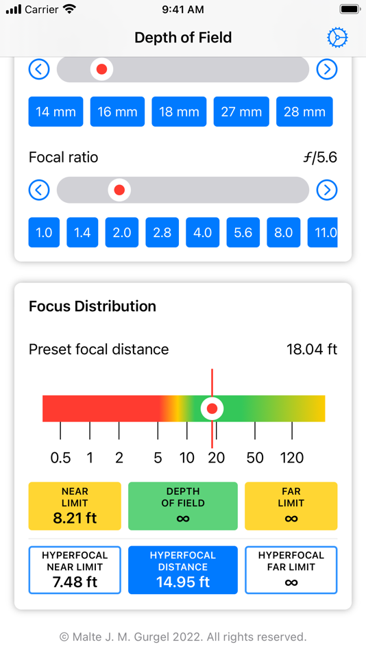 #2. Depth of Field Estimator (macOS) 由: Malte Jan Michael Gurgel