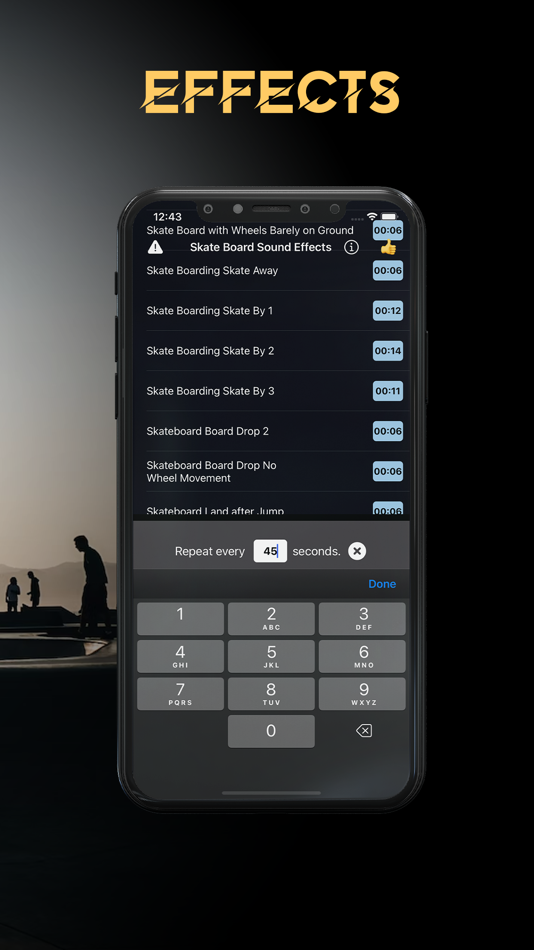 #2. Skate Board Sound Effects (iOS) 由: Scott Dawson