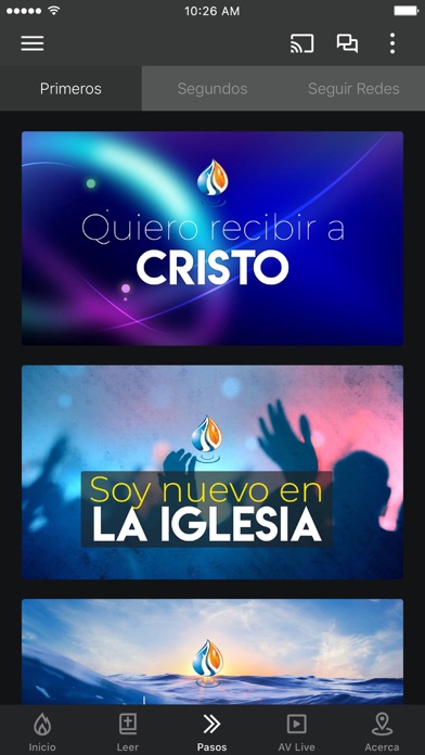 Iglesia Enseñanza de Agua Viva Screenshot