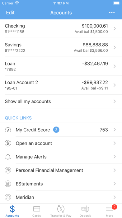 Heartland Bank (NE) Screenshot
