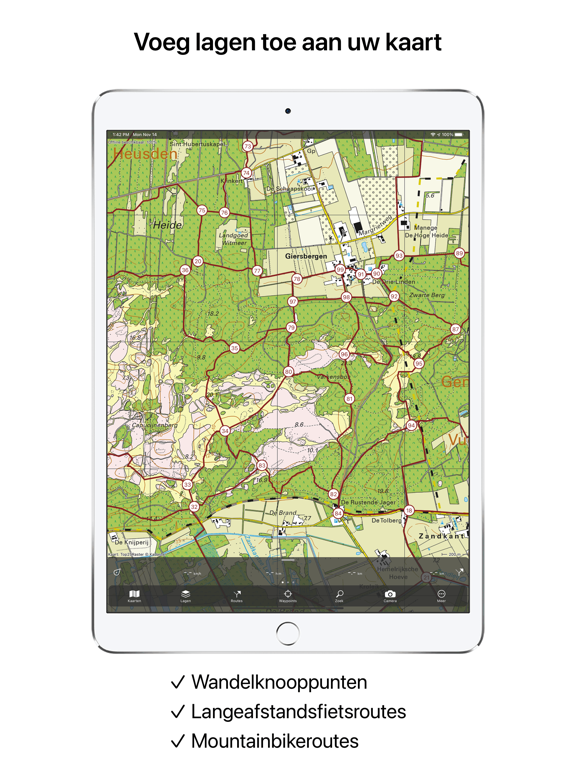 Topo GPS iPad app afbeelding 8
