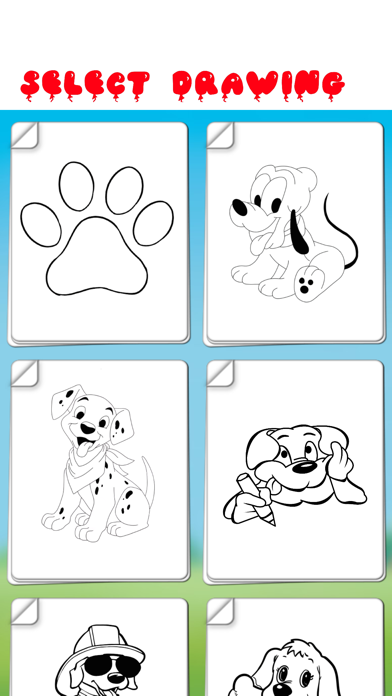 Paw Coloring book Screenshot