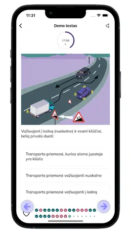 Game screenshot KET testai ir teorija hack