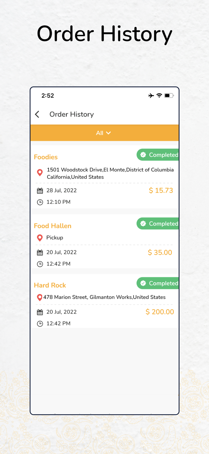 Fox-Food Customer App