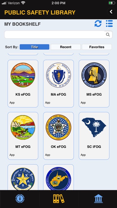 Public Safety Library Screenshot