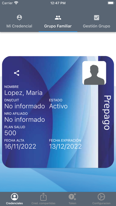 Credencial Digital LPF Screenshot