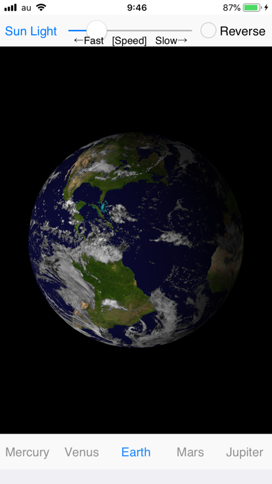 #3. Planet Rotation (iOS) By: Masahiro Tomosada