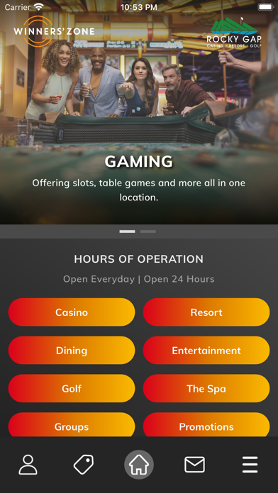 Rocky Gap Casino Screenshot