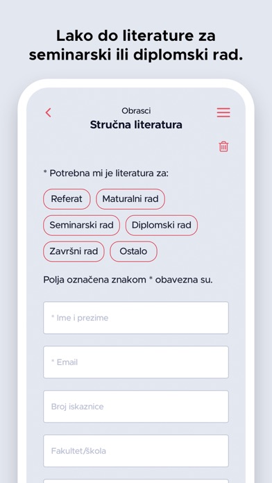 Gradska knjižnica Samobor Screenshot