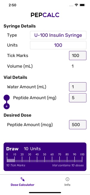 PepCalc - Peptide Calculator on the App Store