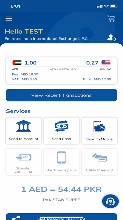 Emirates India Int’l Exchange